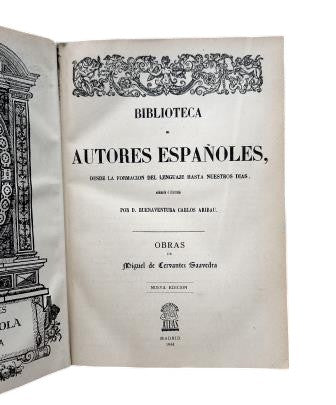 Cervantes Saavedra, Miguel de.- OBRAS (I - II)