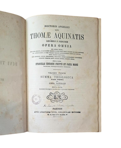 DOCTORIS ANGELICI DIVI THOMAE AQUINATIS OPERA OMNIA (6 VOLS)