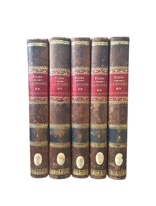 González, FA- COLLECTION OF CANONS OF THE SPANISH CHURCH (5 VOLUMES)