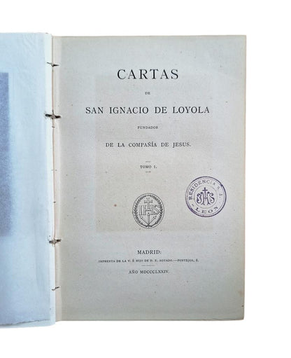 Saint Ignace de Loyola - LETTRES (VOLUME I)