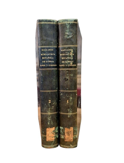 Gallardo, Bartolomé J.- ESSAY ON A SPANISH LIBRARY OF RARE AND CURIOUS BOOKS (I - II)