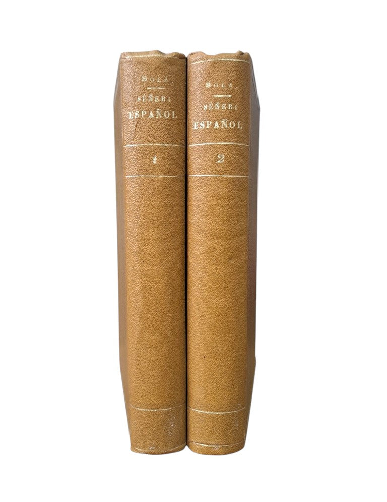 Solá, Juan María.- SÉÑERI ESPAÑOL (I - II)