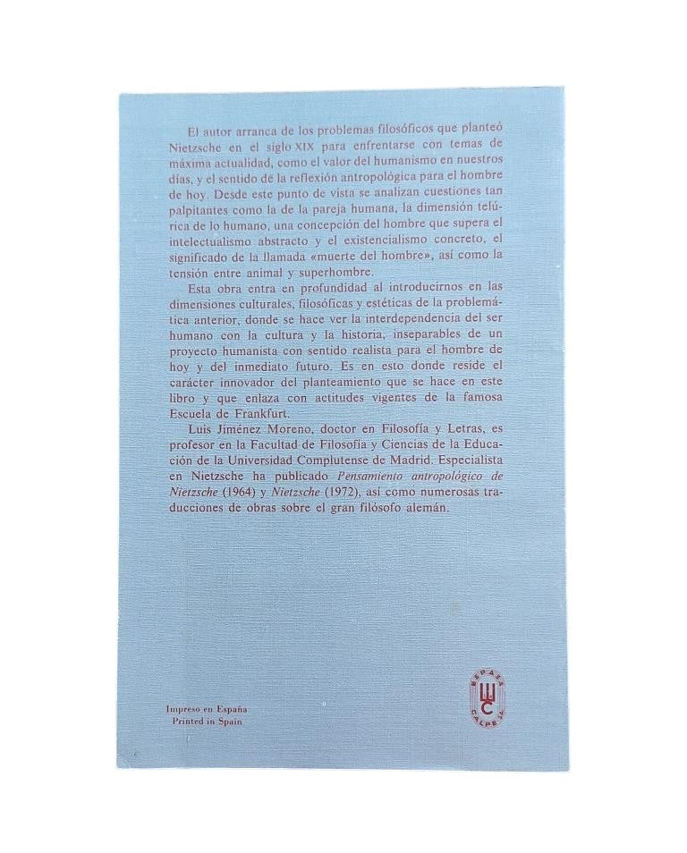 Jiménez Moreno, Luis.- MAN, HISTORY AND CULTURE