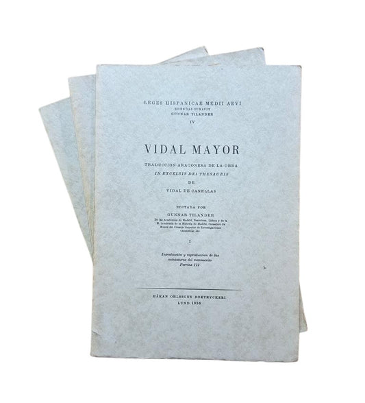 Vidal de Canellas.- VIDAL MAIRE (I - II - III)