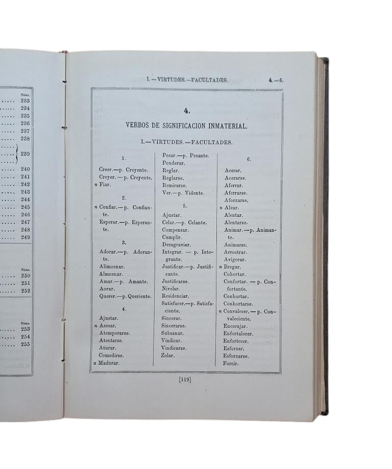 Ruiz León, José.- INVENTORY OF THE CASTILIAN LANGUAGE. VERBS.