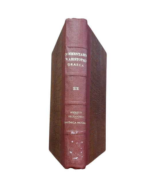 COMMENTAIRE ASPASII IN ETHICA NICOMACHEA QUAE SUPERSUNT