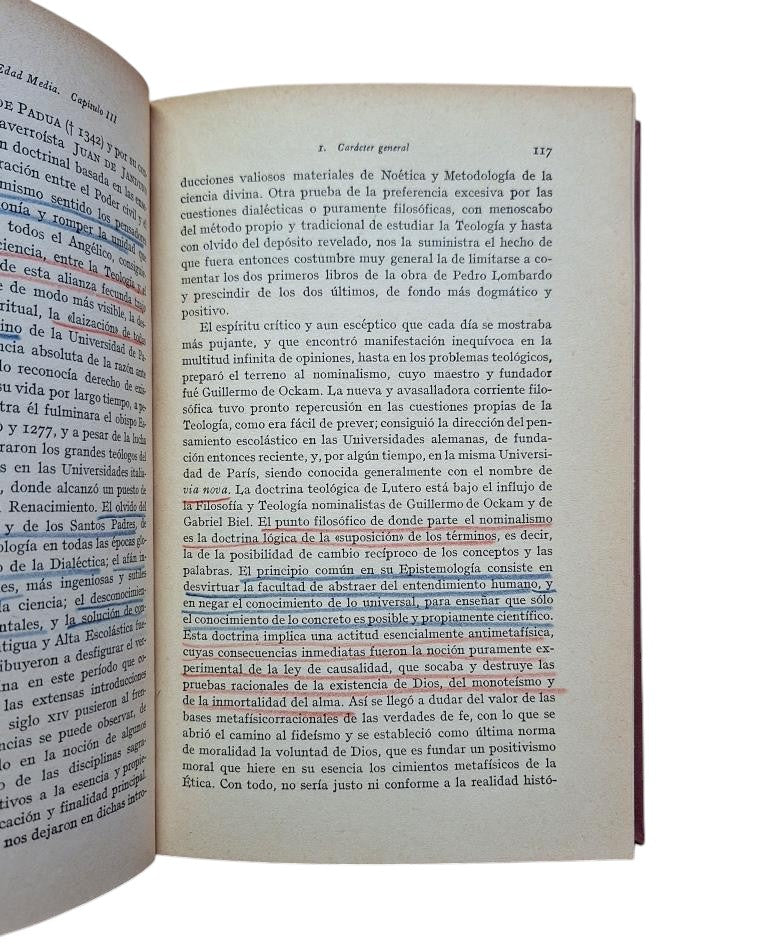 Grabmann, Martín.- HISTORIA DE LA TEOLOGÍA CATÓLICA