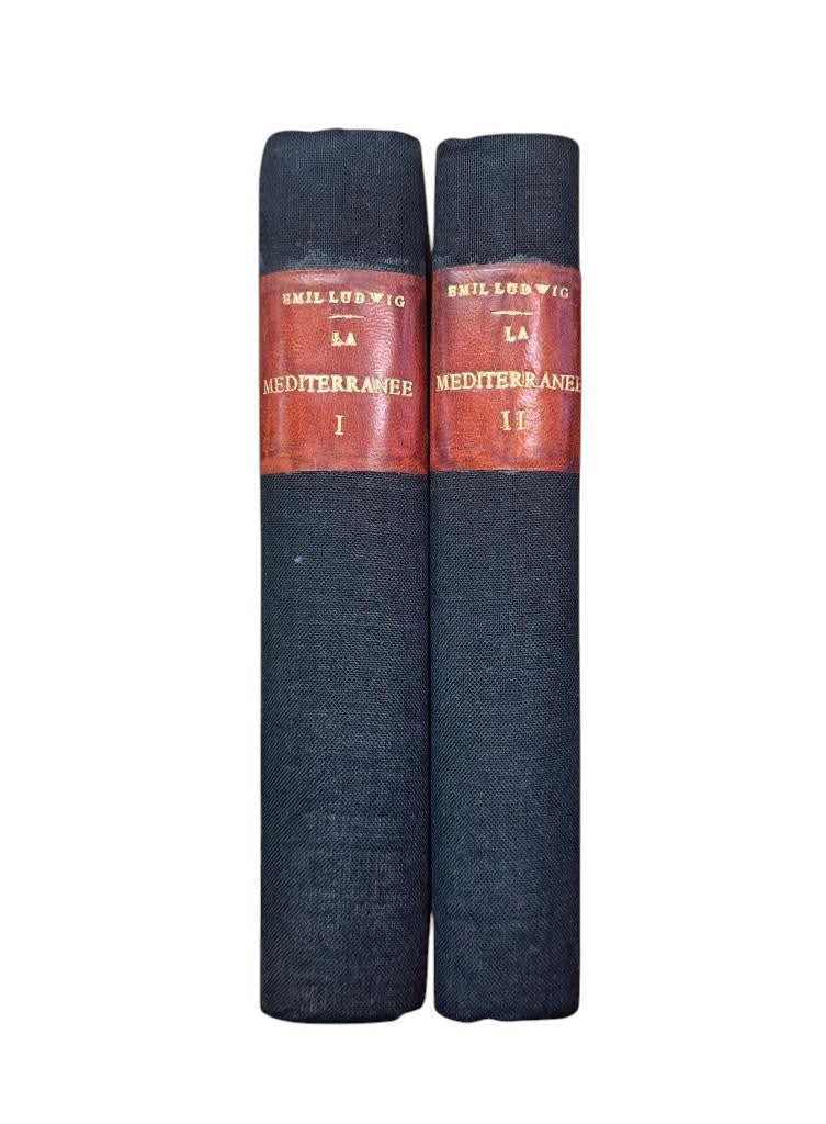 Ludwig, Emil.- LA MÉDITERRANÉE. DESTINÉES D'UNE MER (2 VOLS)