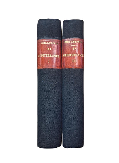 Ludwig, Emil.- LA MÉDITERRANÉE. DESTINÉES D'UNE MER (2 VOLS)