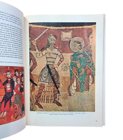 Lassaigne, Jacques.- SPANISH PAINTING (FIRST VOLUME) FROM ROMANESQUE FRESCOES TO EL GRECO