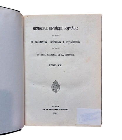 SPANISH HISTORICAL MEMORIAL. VOLUME XV. LETTERS FROM SOME FATHERS OF THE SOCIETY OF JESUS ​​(VOLUME III)