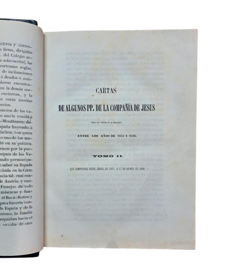 SPANISH HISTORICAL MEMORIAL. VOLUME XIV. LETTERS FROM SOME FATHERS OF THE SOCIETY OF JESUS ​​(VOLUME II)