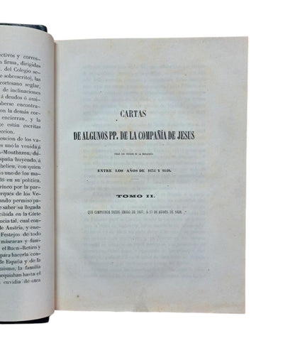 SPANISH HISTORICAL MEMORIAL. VOLUME XIV. LETTERS FROM SOME FATHERS OF THE SOCIETY OF JESUS ​​(VOLUME II)