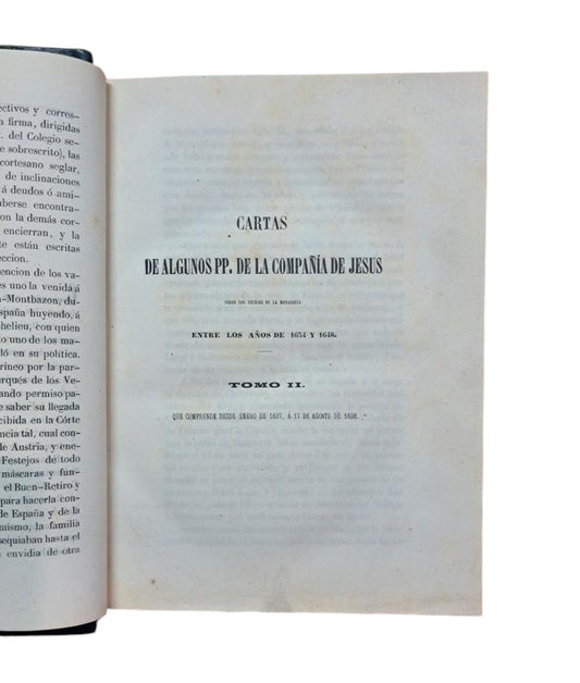 SPANISH HISTORICAL MEMORIAL. VOLUME XIV. LETTERS FROM SOME FATHERS OF THE SOCIETY OF JESUS ​​(VOLUME II)