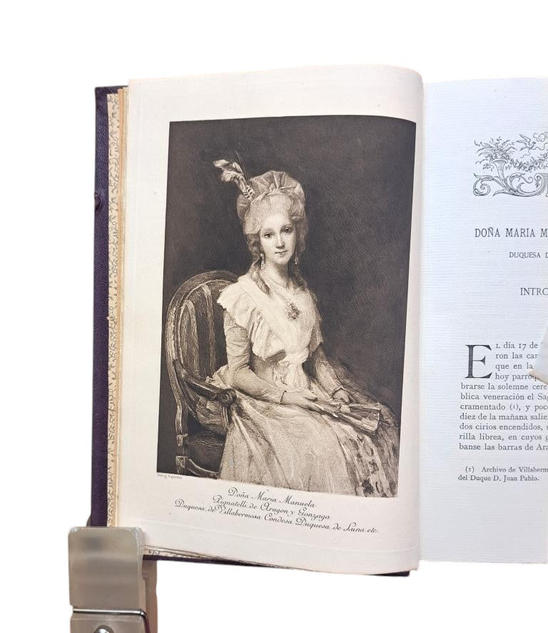 Ortí y Brull, V.- DOÑA MARÍA MANUELA PIGNATELLI DE ARAGÓN Y GONZAGA, DUQUESA DE VILLAHERMOSA