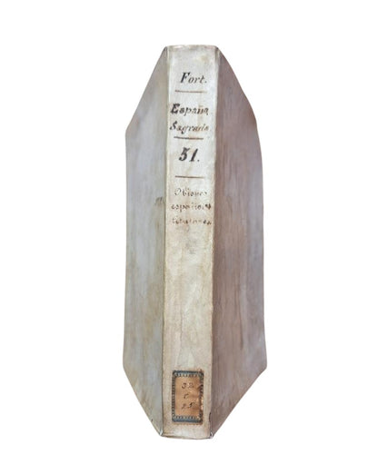 Ramón Fort, Carlos.- SACRED SPAIN VOLUME LI. OF THE SPANISH BISHOPS WHO HELD CHURCHES