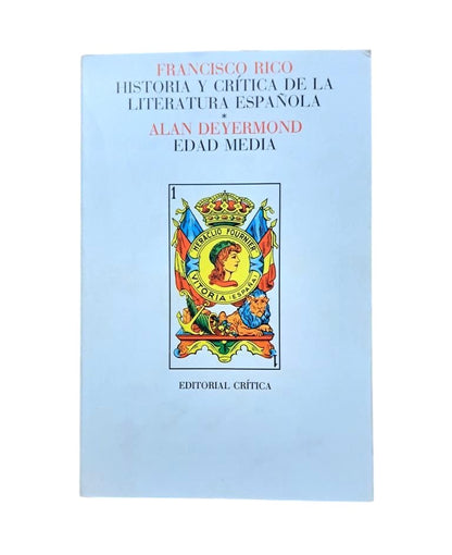Deyermond, Alan.- EDAD MEDIA