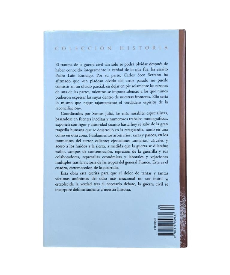 Juliá, Santos (Coordinator).- VICTIMS OF THE CIVIL WAR