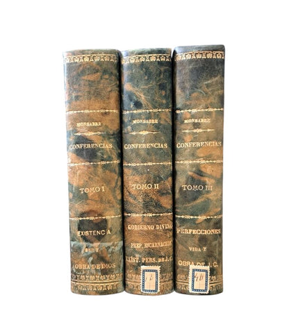Monsabré, Fr. J. - EXPOSITION OF CATHOLIC DOGMA. LENT FROM 1873 TO 1881. THREE VOLS. 54 LECTURES