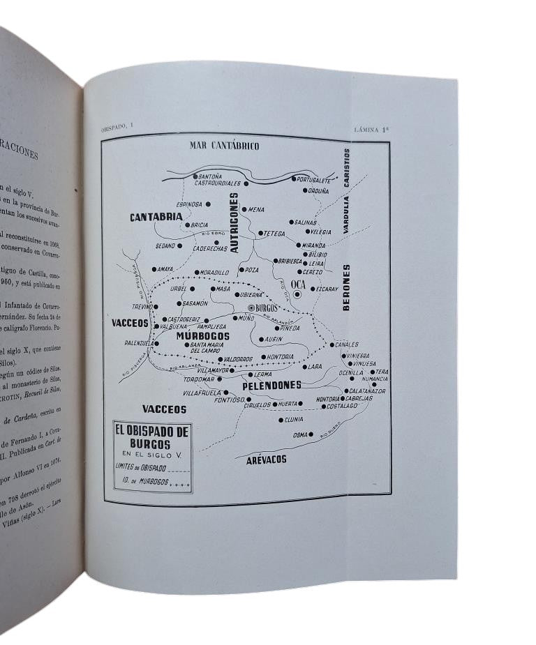 Serrano, Luciano.- THE BISHOPRIC OF BURGOS AND EARLY CASTILE, FROM THE 5TH TO THE 13TH CENTURY (I - II - III)