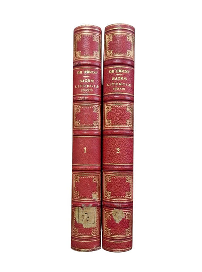 Herdt, PJB de.- SACRAE LITURGIAE PRAXIS, JUXTA RITUM ROMANUM (I - II)