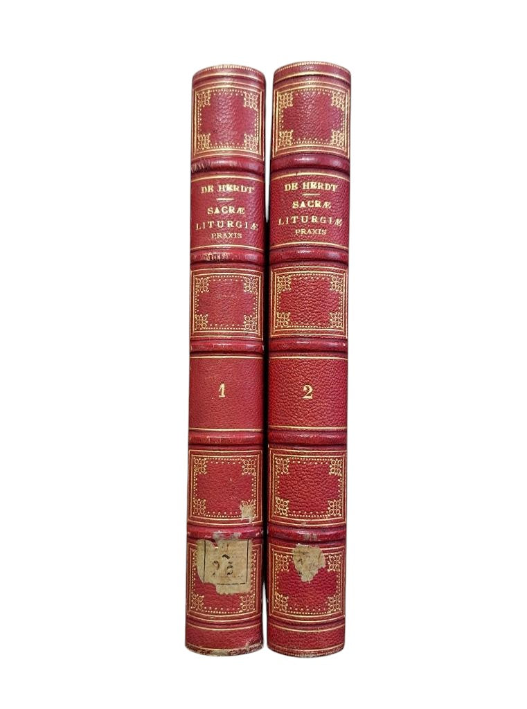 Herdt, P.J.B. de.- SACRAE LITURGIAE PRAXIS, JUXTA RITUM ROMANUM (I - II)