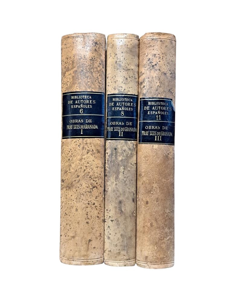 Granada, Fray Luis de.- OBRAS (I - II - III). BIBLIOTECA DE AUTORES ESPAÑOLES