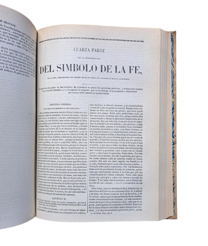 Granada, Fray Luis de.- WORKS (I - II - III). LIBRARY OF SPANISH AUTHORS