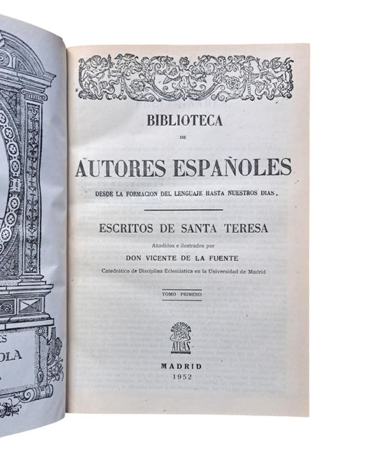 Saint Teresa - Writings (I - II) Library of Spanish Authors