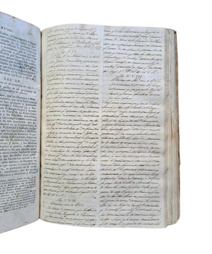 NEWEST COMPILATION OF THE LAWS OF SPAIN (12 BOOKS IN 3 VOLS.)