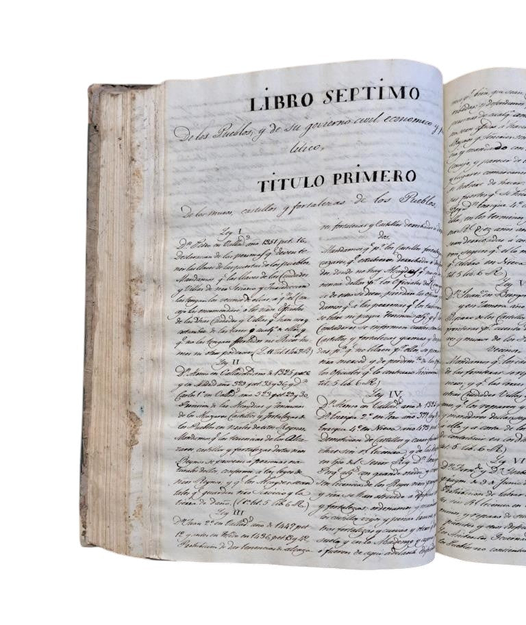 NOVÍSIMA RECOPILACIÓN DE LAS LEYES DE ESPAÑA (12 LIBROS EN 3 VOLS.)