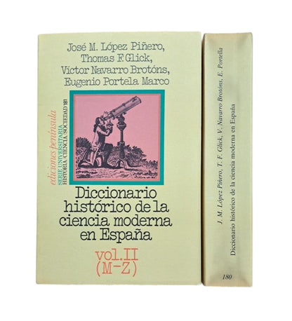 López Piñero, José M &amp; Glick, Thomas &amp; Navarro Brotóns, Víctor &amp; Portela Marco, Eugenio.- DICTIONNAIRE HISTORIQUE DE LA SCIENCE MODERNE EN ESPAGNE