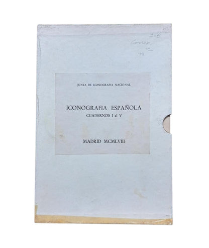 NATIONAL ICONOGRAPHY BOARD. SPANISH ICONOGRAPHY. NOTEBOOKS I TO V.
