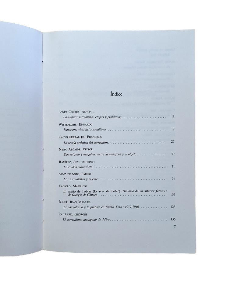 Bonet Correa, Antonio (Coordinador).- EL SURREALISMO