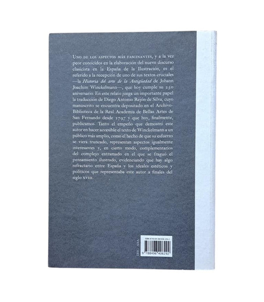 Winckelmann, Johann Joachim.- HISTORIA DE LAS ARTES ENTRE LOS ANTIGUOS
