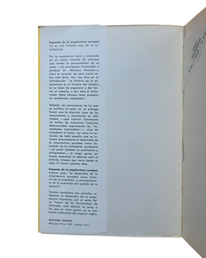 Pevsner, Nikolaus.- ESQUEMA DE LA ARQUITECTURA EUROPEA