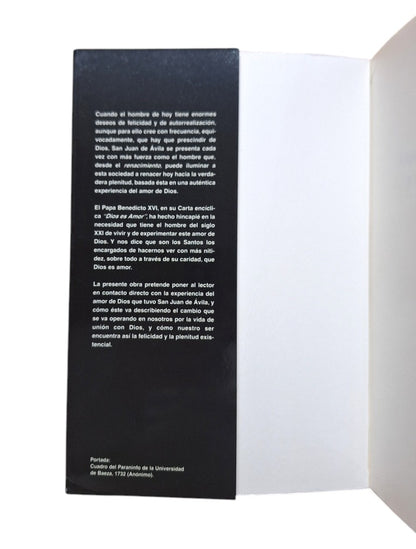 Díaz Lorite, F. Javier.- EXPERIENCIA DEL AMOR DE DIOS Y PLENITUD DEL HOMBRE EN SAN JUAN DE ÁVILA