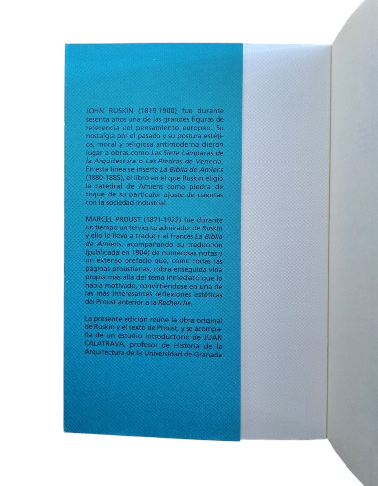 Ruskin, John.- LA BIBLIA DE AMIENS