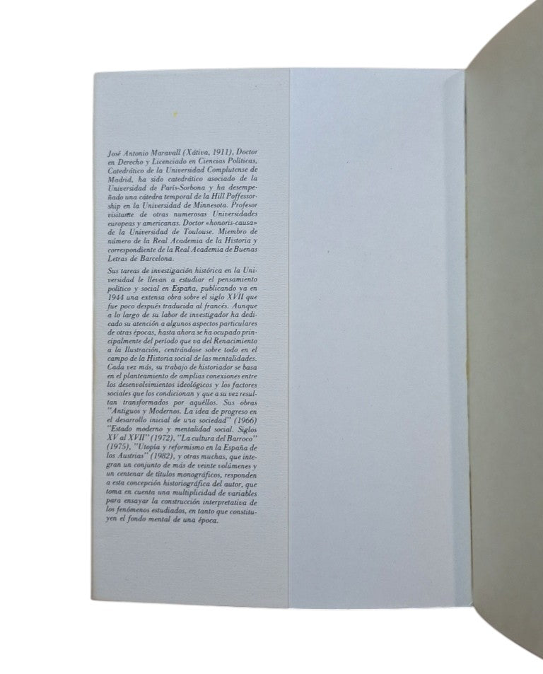 Maravall, José Antonio.- ESTUDIOS DE LA HISTORIA DEL PENSAMIENTO ESPAÑOL (SIGLO XVIII)