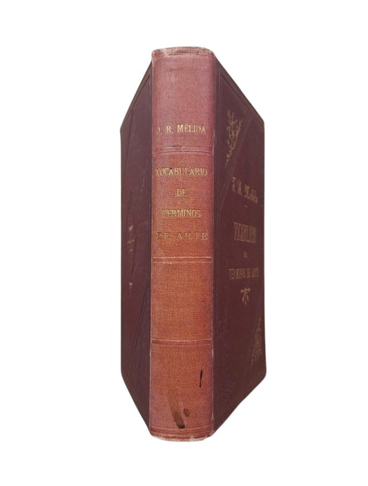 Adeline, J. & Mélida, J. R.- VOCABULARIO DE TÉRMINOS DE ARTE
