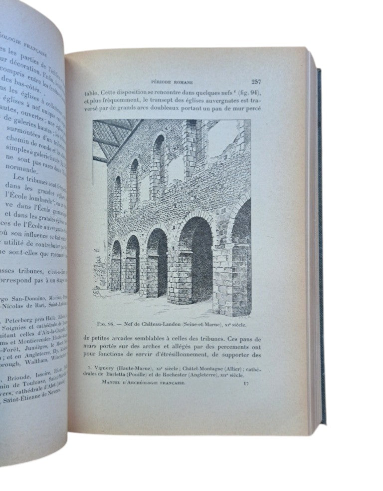 Enlart, Camille.- MANUEL D'ARCHÉOLOGIE FRANÇAISE. ARCHITECTURE.