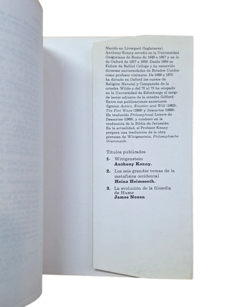 Kenny, Anthony.- WITTGENSTEIN