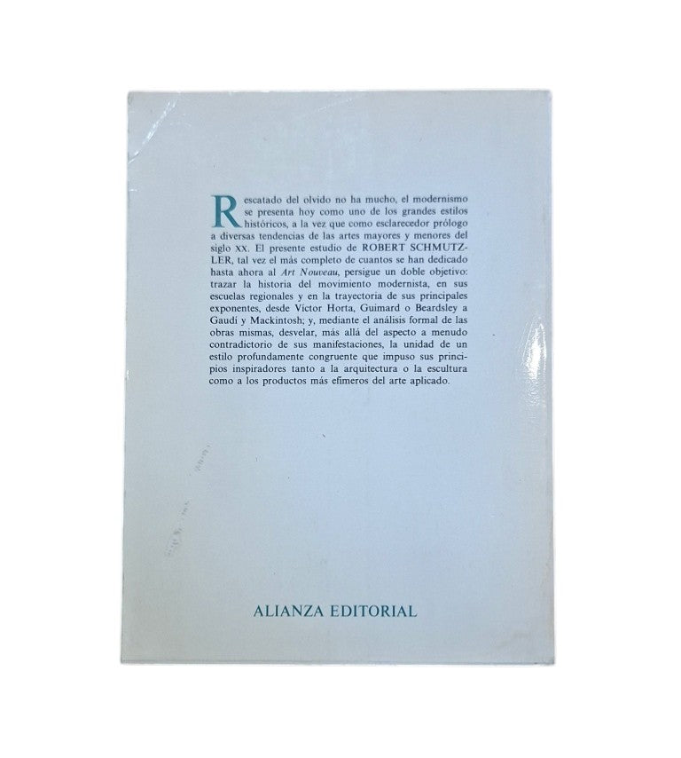 Schmutzler, Robert.- EL MODERNISMO