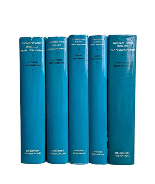 COMENTARIO BÍBLICO "SAN JERÓNIMO". NUEVO Y ANTIGUO TESTAMENTO (5 VOLS.)