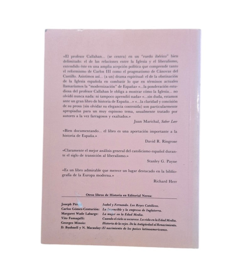Callahan, William J.- IGLESIA, PODER Y SOCIEDAD EN ESPAÑA, 1750-1874