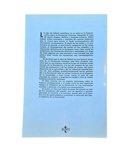 Soboul, Albert.- LA REVOLUCIÓN FRANCESA