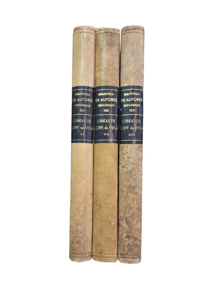 Vega, Lope de.- AUTOS Y COLOQUIOS (3 VOLS.)
