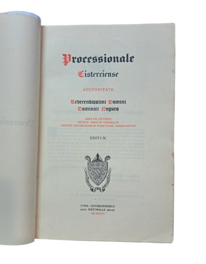 Rogues, Dominici.- PROCESSIONALE CISTERCIENSE