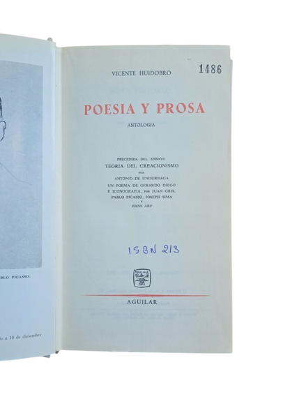 Huidobro, Vicente.- POESÍA Y PROSA