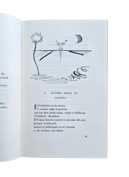 Moreno Villa, José.- JACINTA LA PELIRROJA. POEMA EN POEMAS Y DIBUJOS